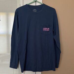 Comfort Colors Deep Blue Long Sleeve Tee